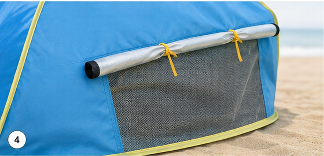 UV Protected Pop-Up Pet Shelter — Orange
