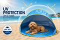 UV Protected Pop-Up Pet Shelter — Blue