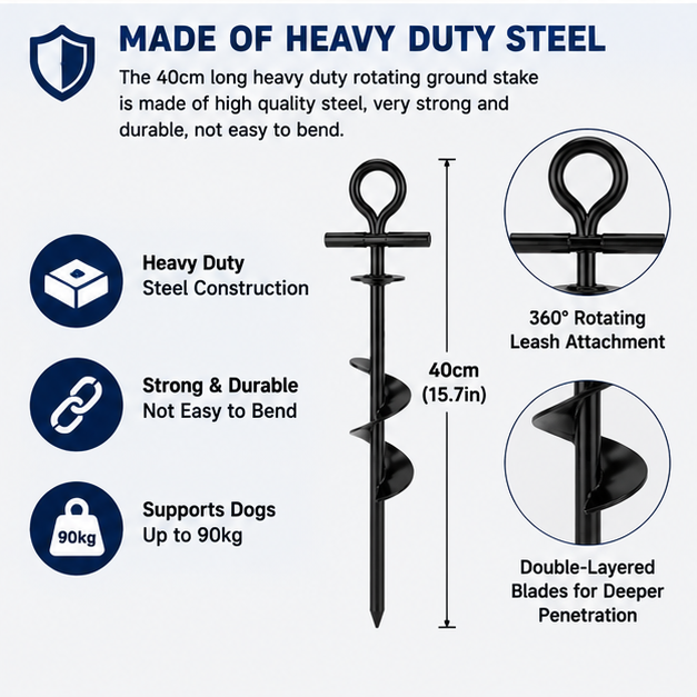 Heavy Duty Dog Spike